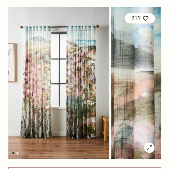 Anthropologie Other - Anthropologie Louise Landscape Mural Curtains Pair